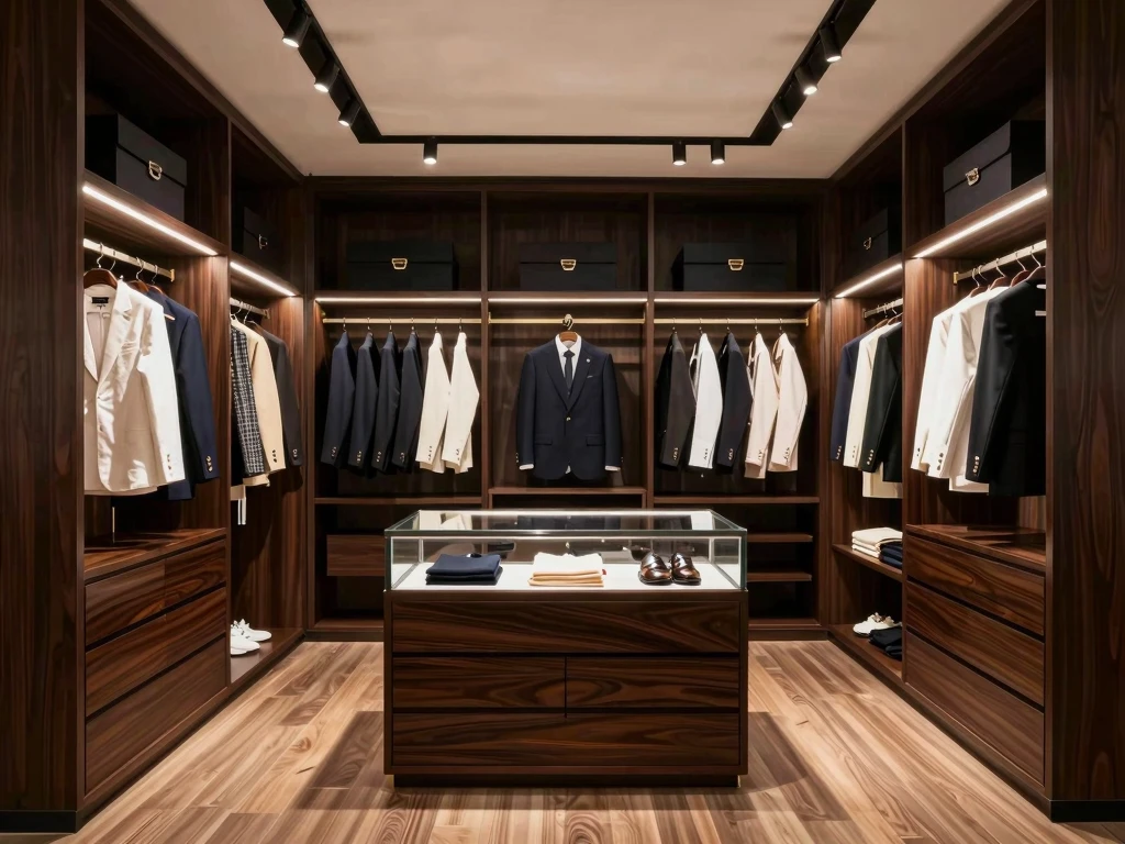 Luxury wardrobe transformation