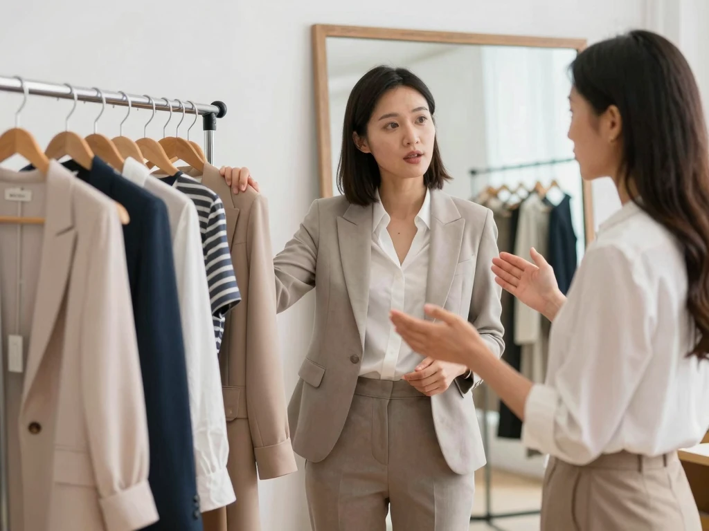 Professional wardrobe consultation process
